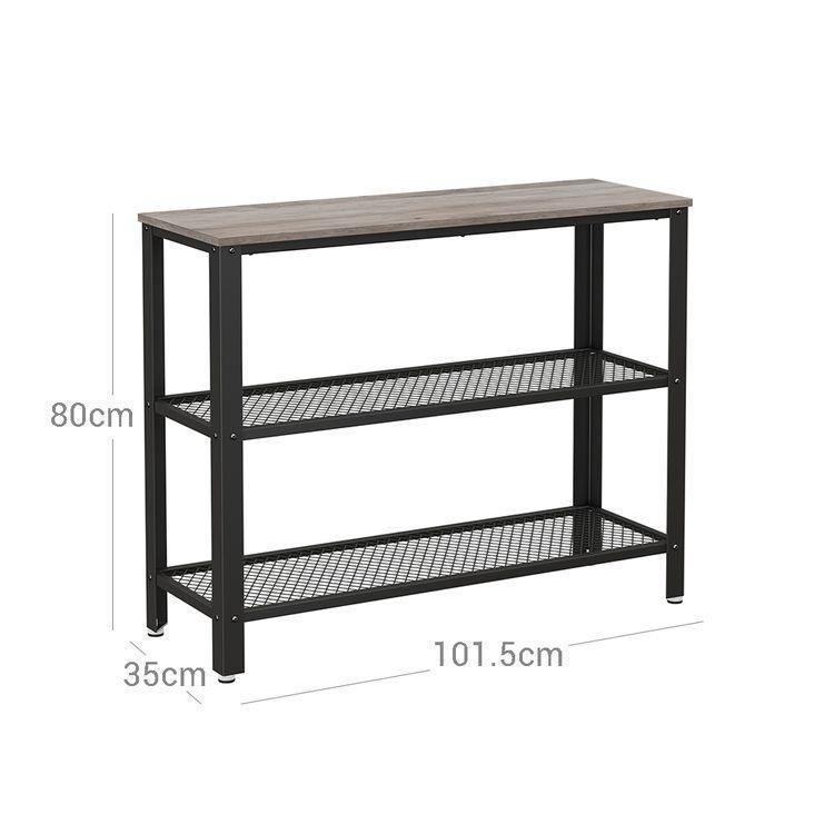 Mesh Shelves Hallway Table FredCo