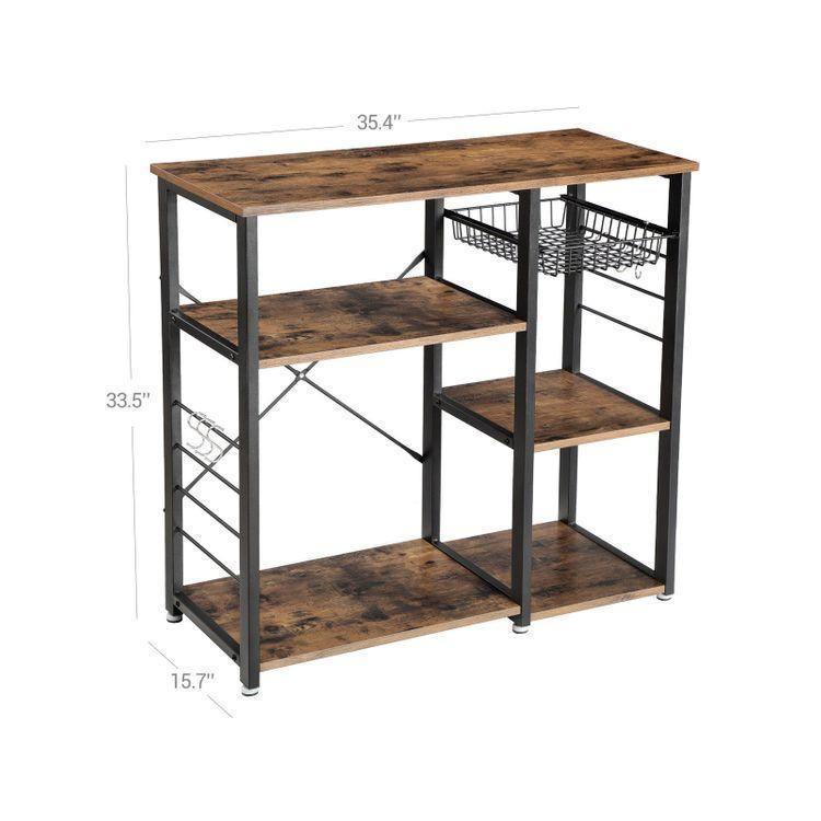 Metal Frame Kitchen Shelf FredCo