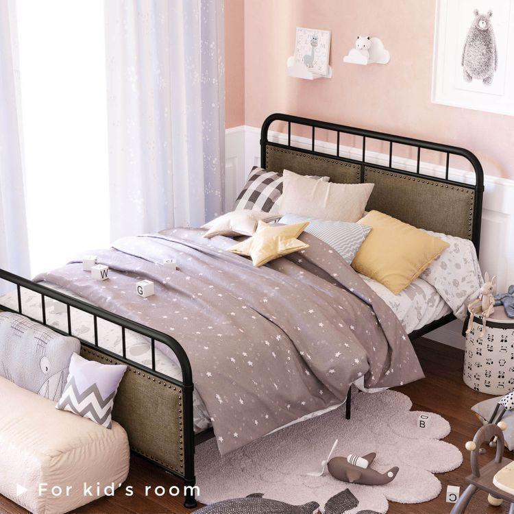 Metal Frame with Vintage Headboard Footboard FredCo