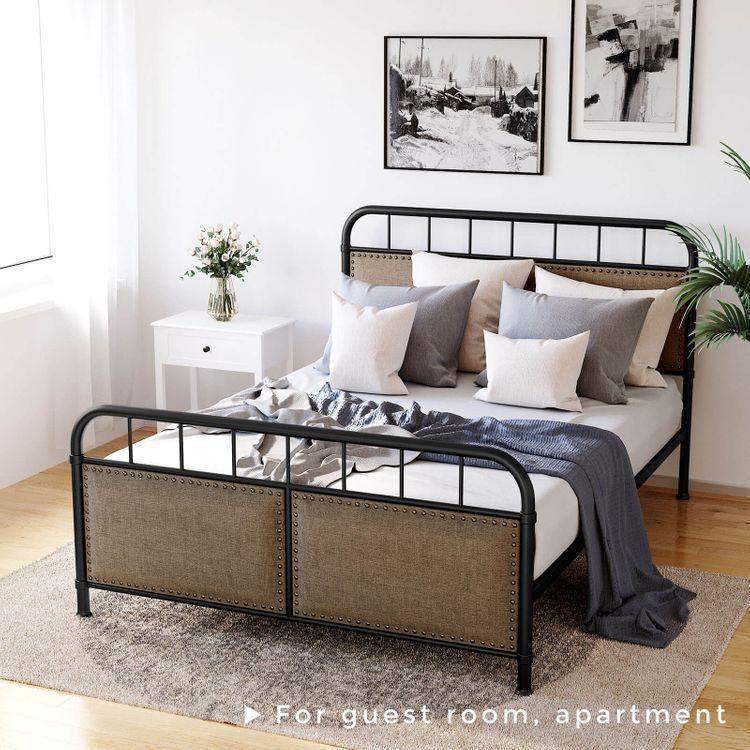 Metal Frame with Vintage Headboard Footboard FredCo