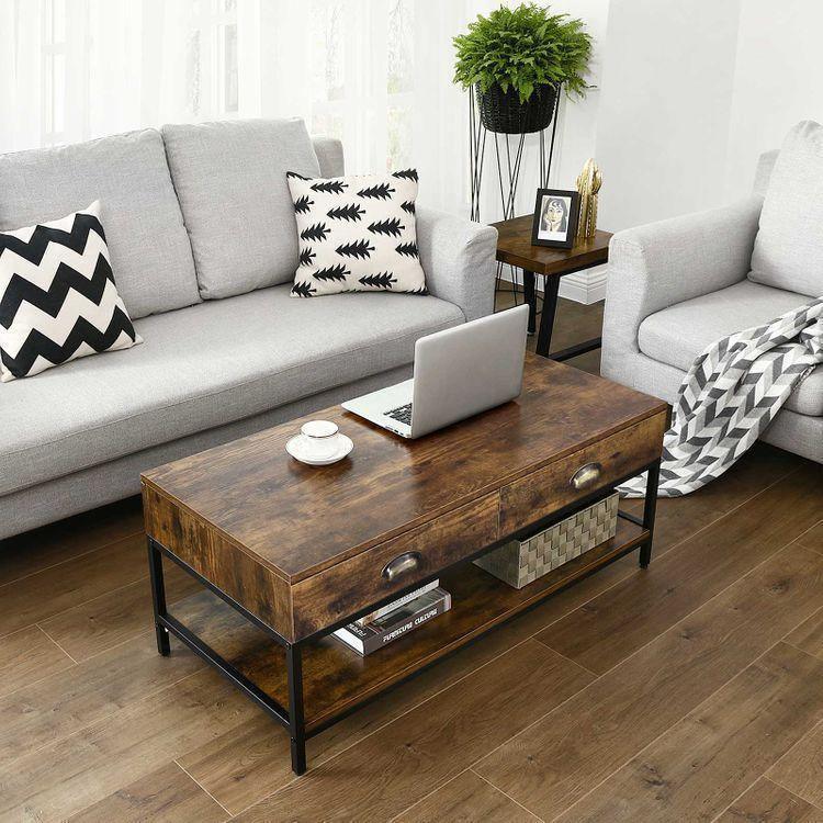 Metal Handles Coffee Table FredCo