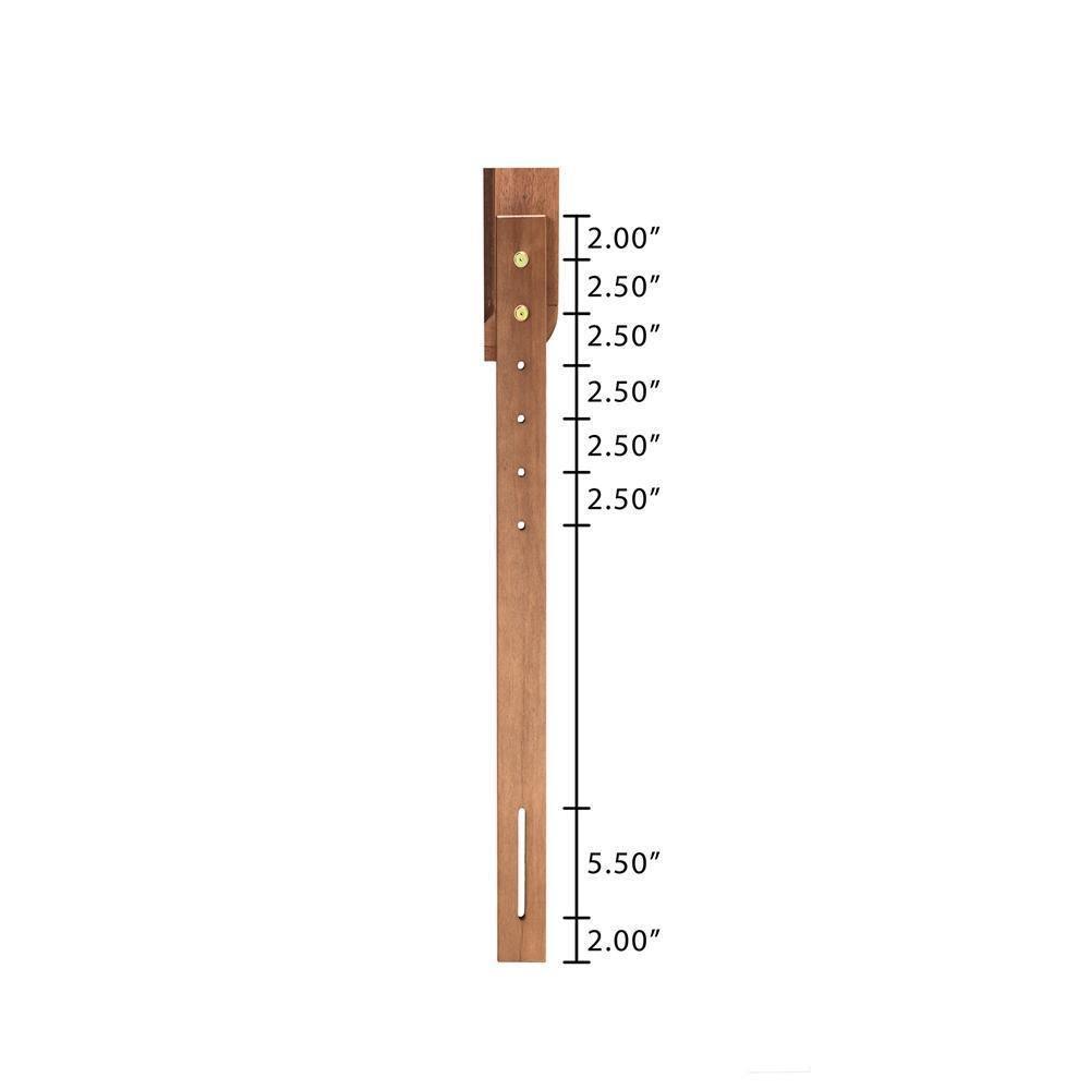 Michi Modern and Contemporary Ash Walnut Finished Wood Twin Size Bed FredCo