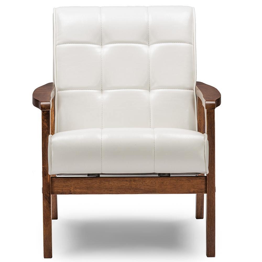 Mid-Century Masterpieces Club Chair - White FredCo