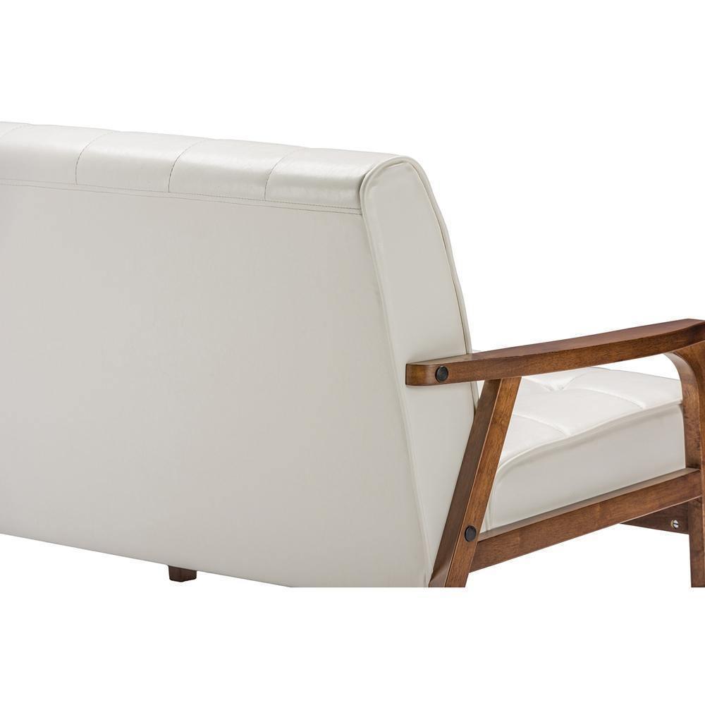 Mid-Century Masterpieces Loveseat - White FredCo