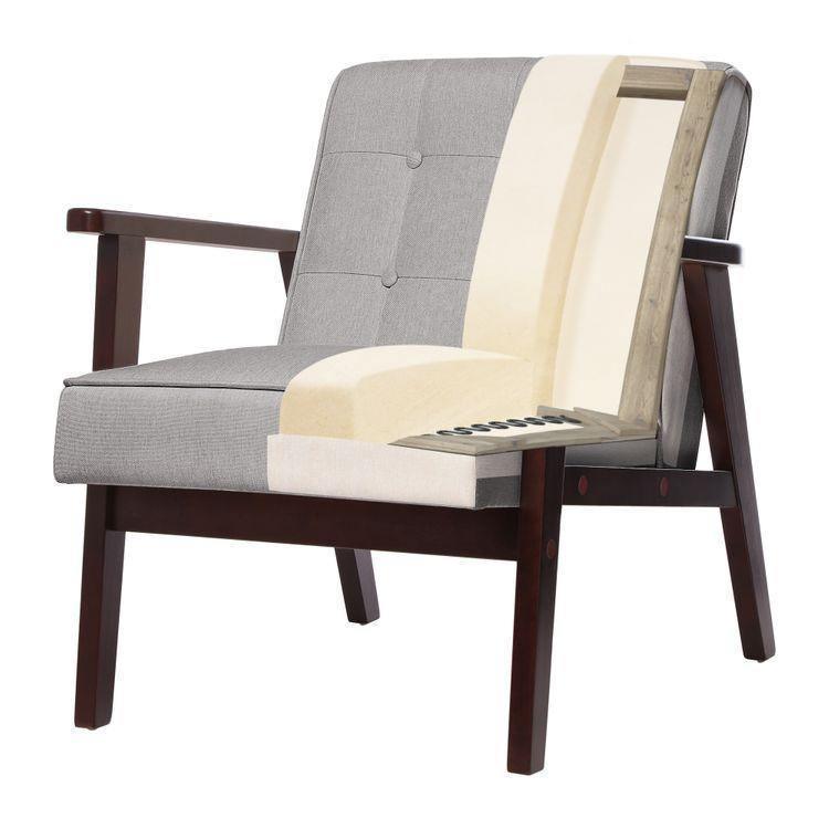 Mid-Century Sofa Light Gray FredCo