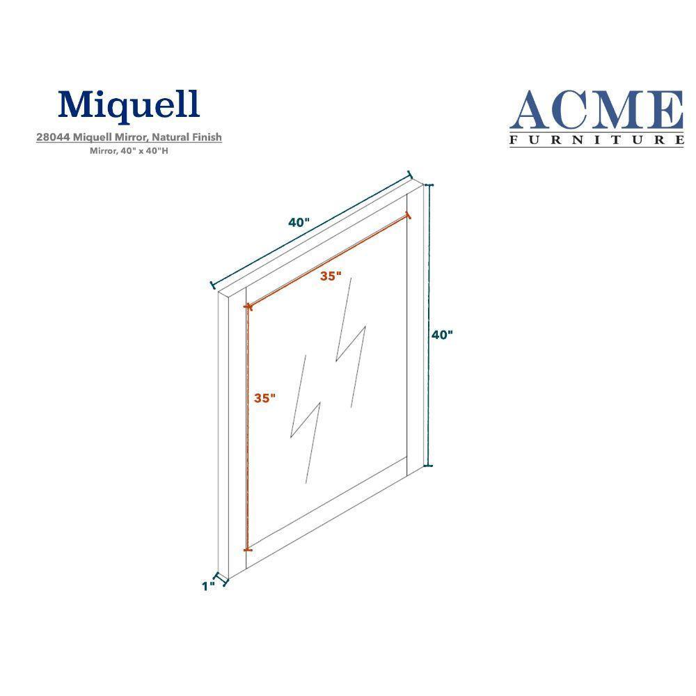 Miquell Mirror Natural FredCo