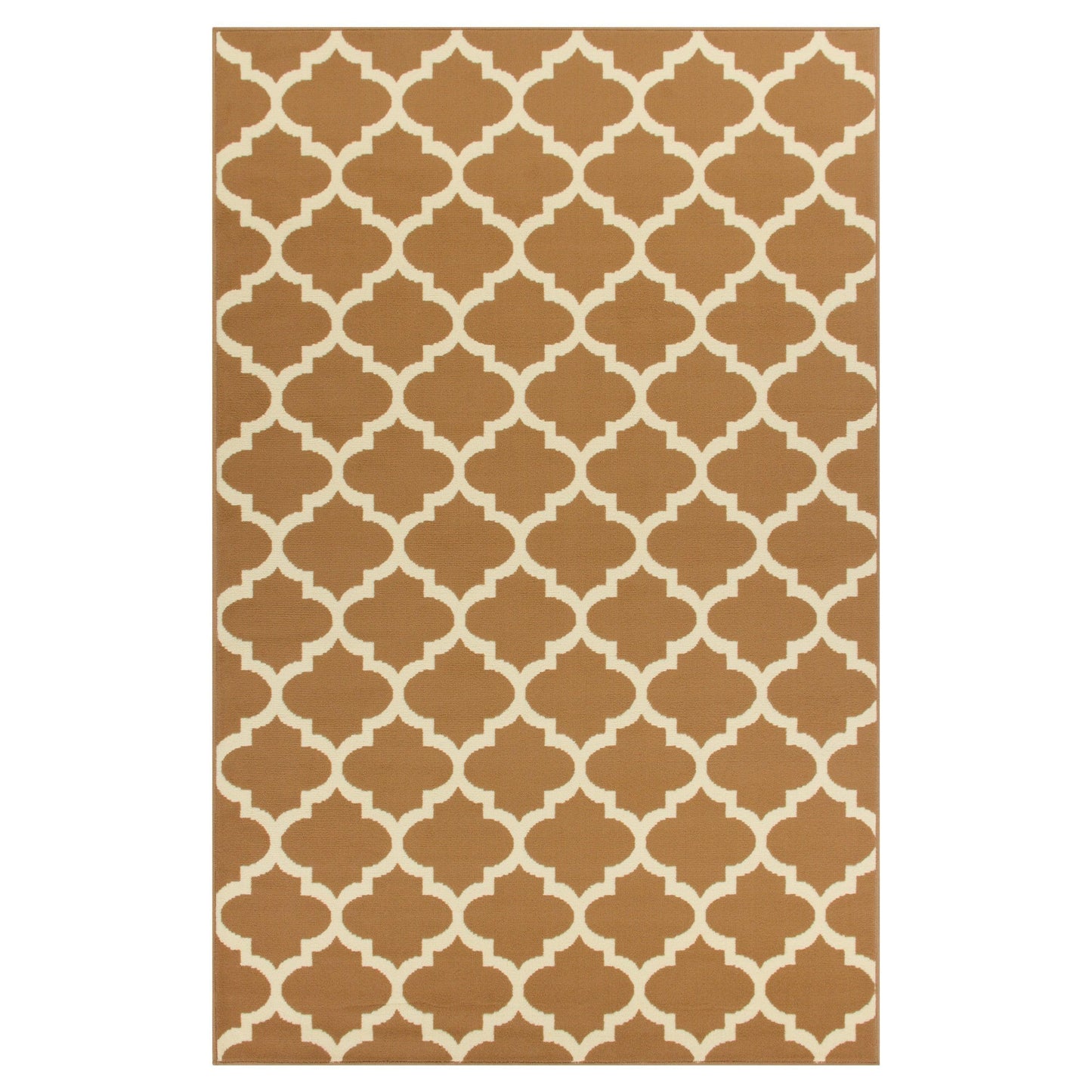 Modern Contemporary Quatrefoil Trellis Rug FredCo