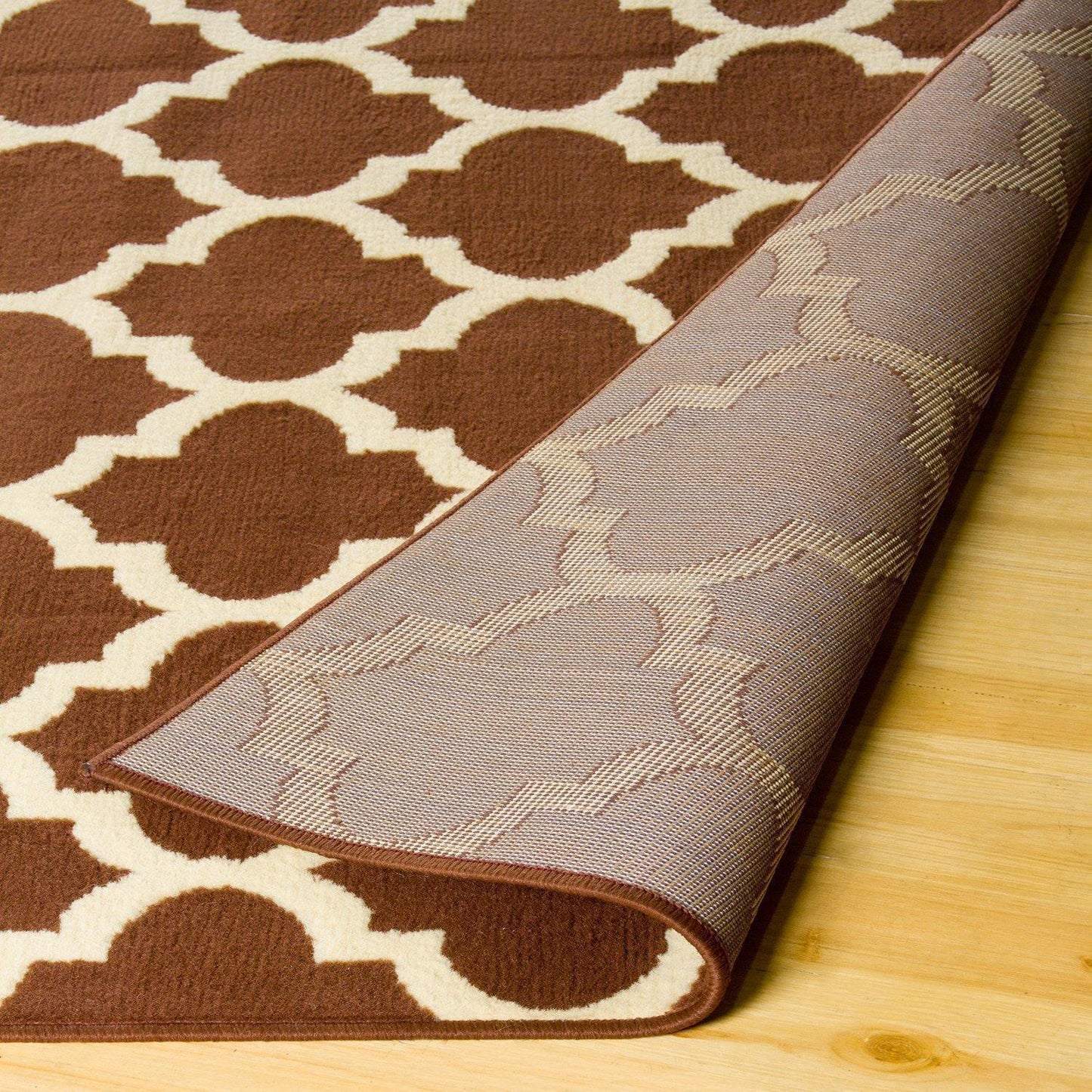 Modern Contemporary Quatrefoil Trellis Rug FredCo