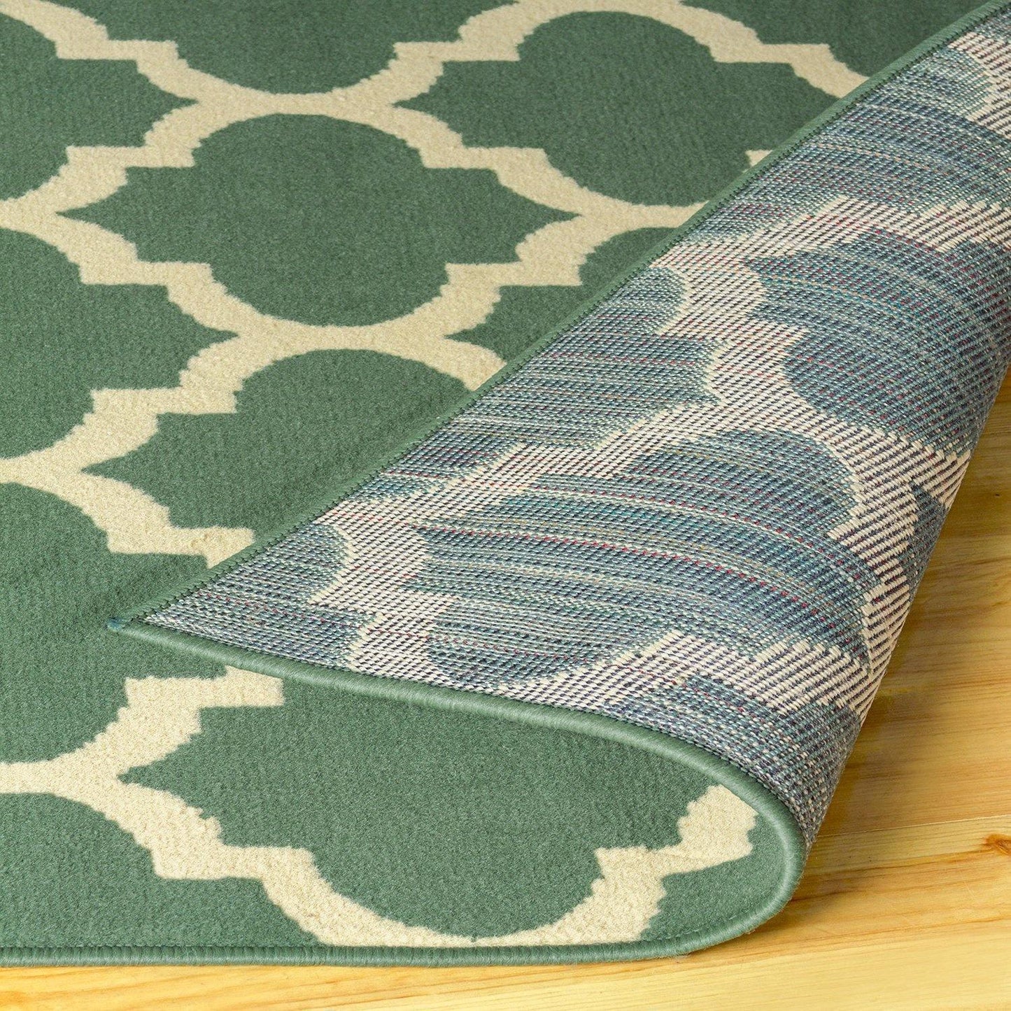 Modern Contemporary Quatrefoil Trellis Rug FredCo