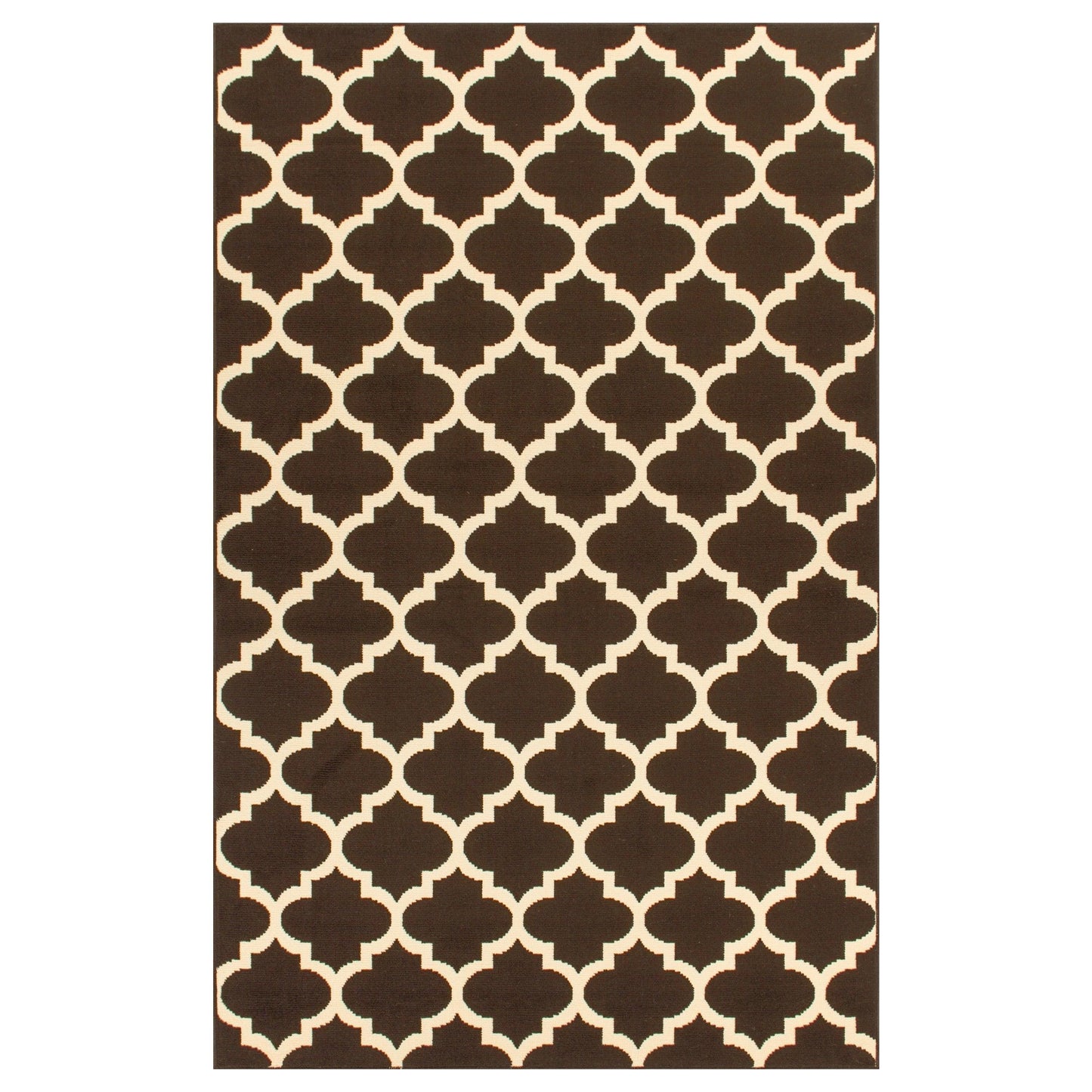 Modern Contemporary Quatrefoil Trellis Rug FredCo