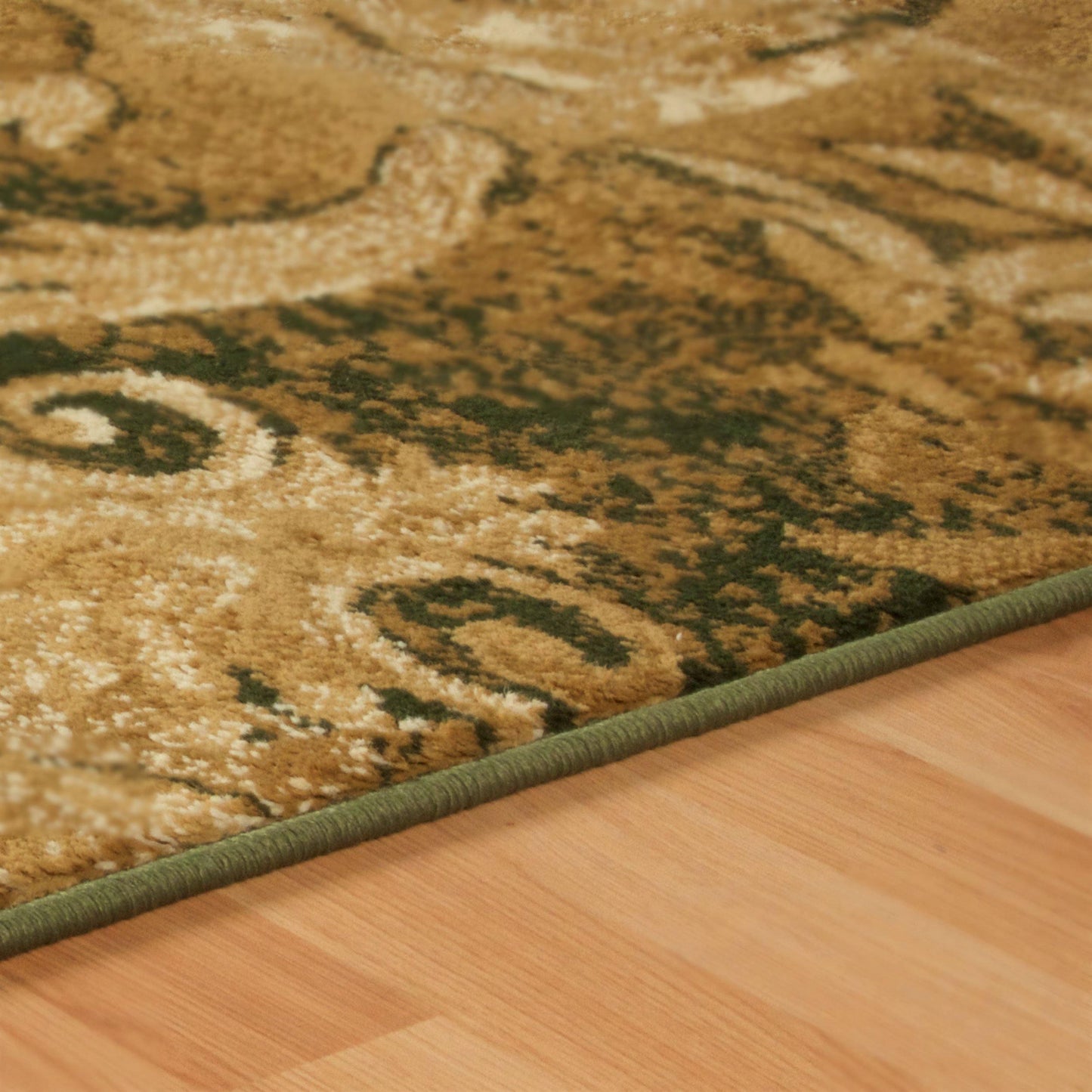 Modern Distressed Scroll Rug FredCo