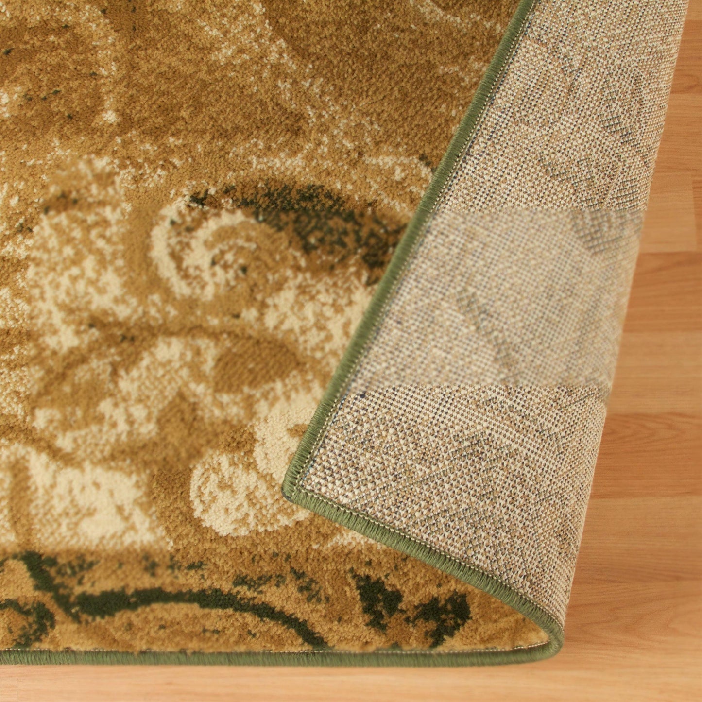 Modern Distressed Scroll Rug FredCo