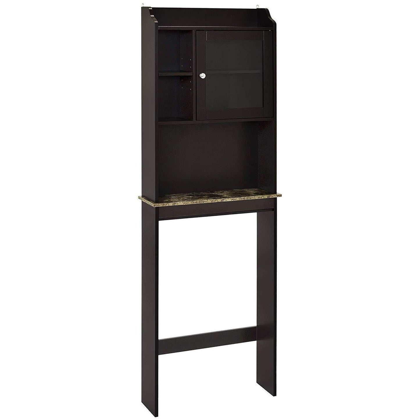 Modern Over The Toilet Space Saver Organization Bathroom - Espresso FredCo