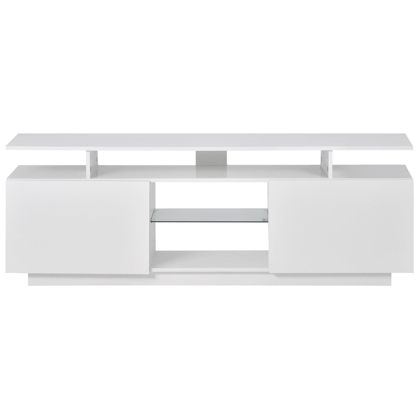 Modern TV Stand for TVs up to 65inches with LED lights, WF280706AAK FredCo