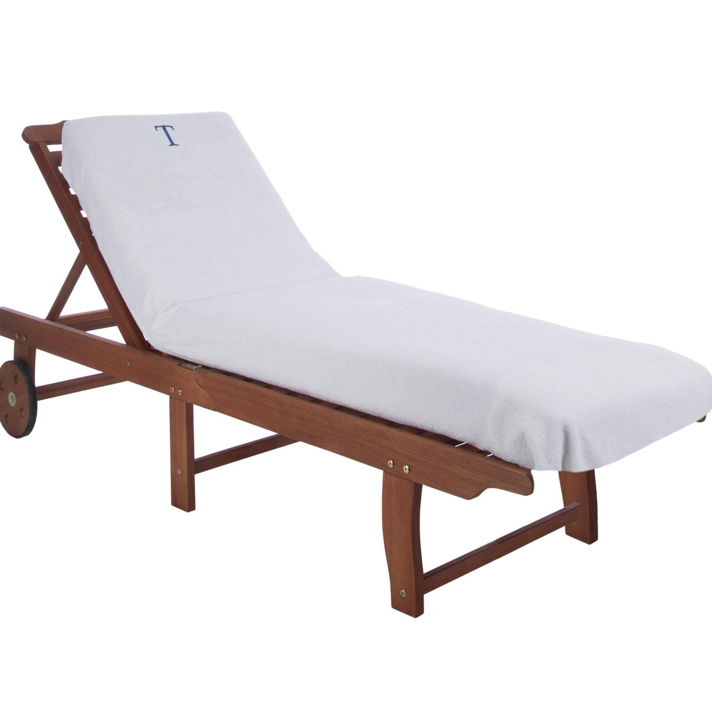 Monogrammed 100% Combed Cotton Lounge Chair Towel Cover FredCo