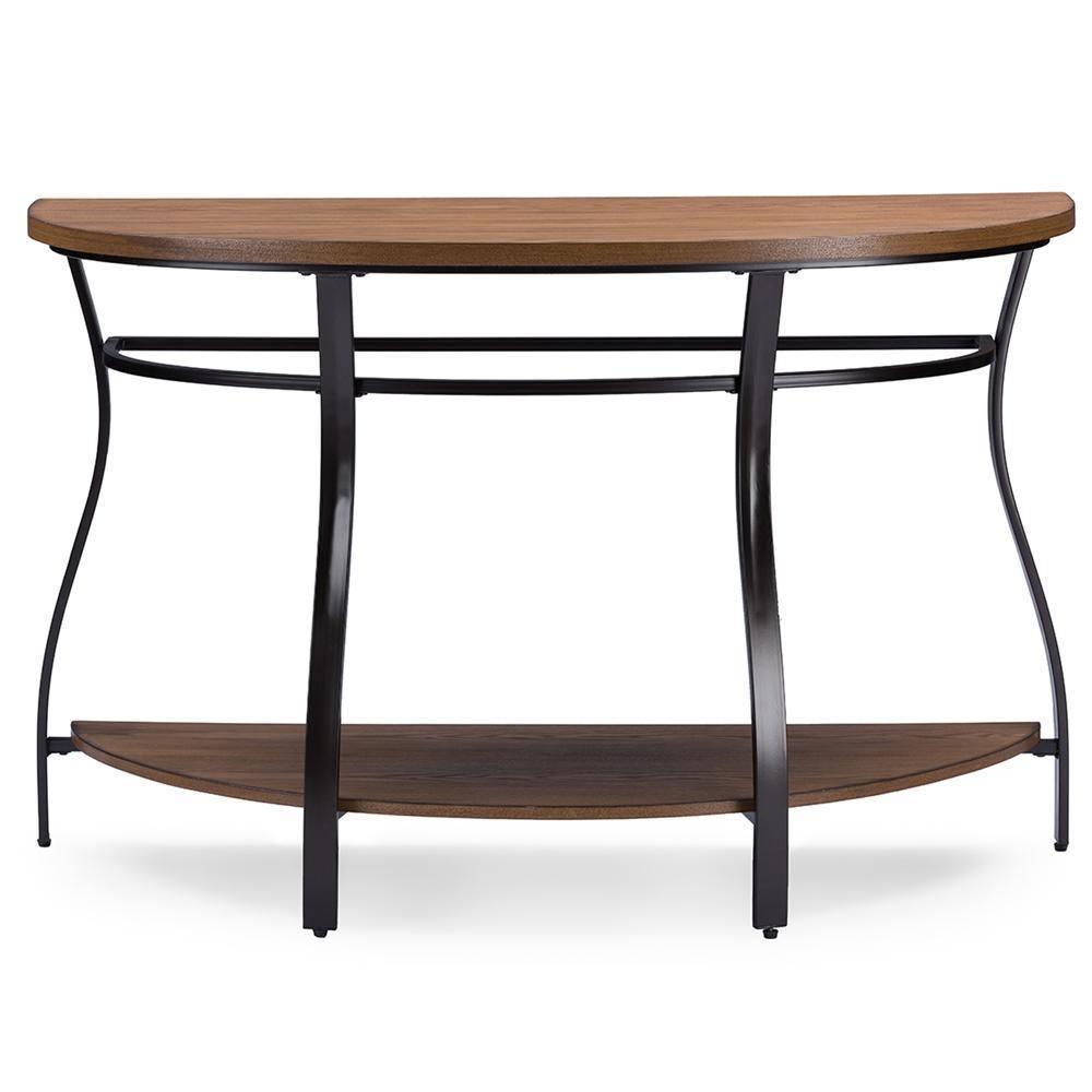 Newcastle Wood and Metal Console Table FredCo