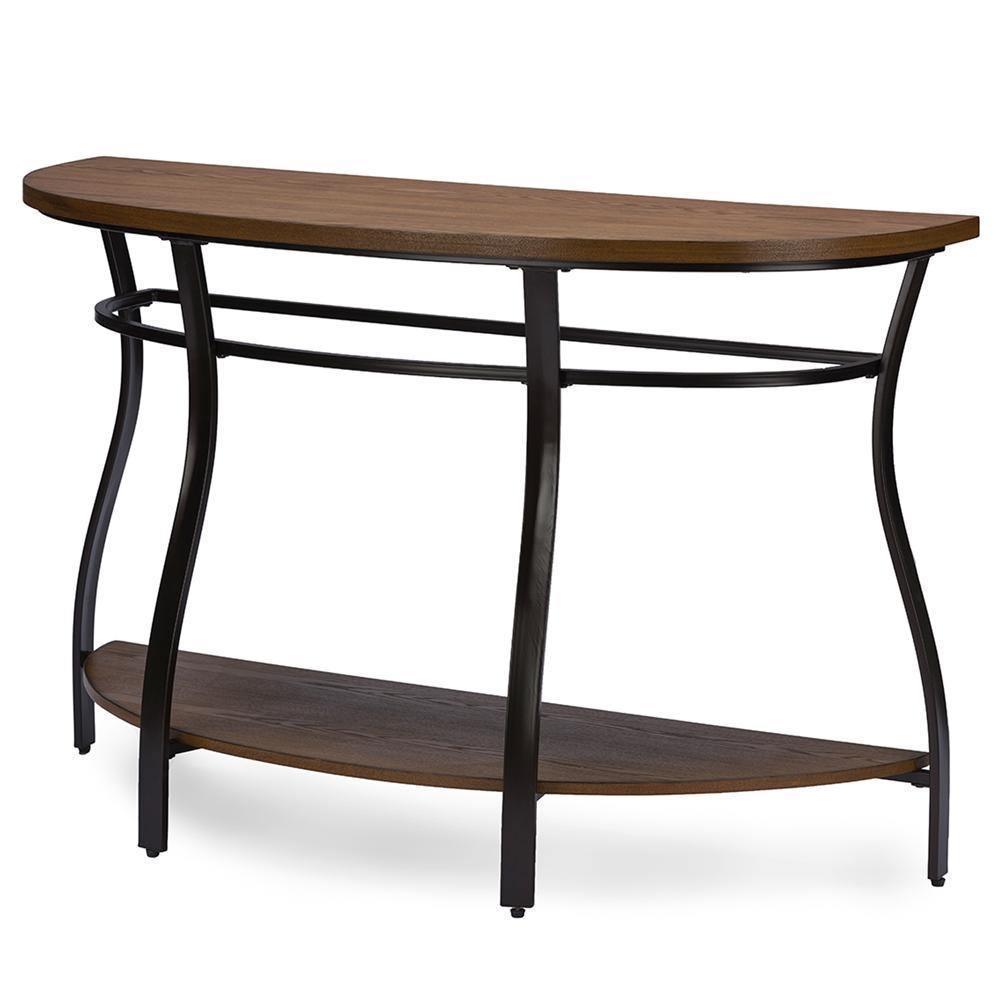Newcastle Wood and Metal Console Table FredCo