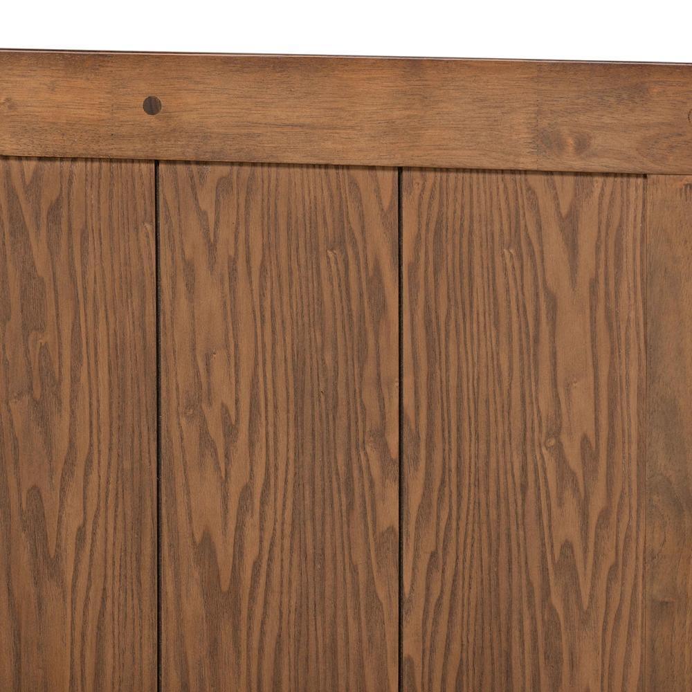 Nicola Mid-Century Modern Transitional Ash Walnut Finished Wood Twin Size Platform Bed FredCo