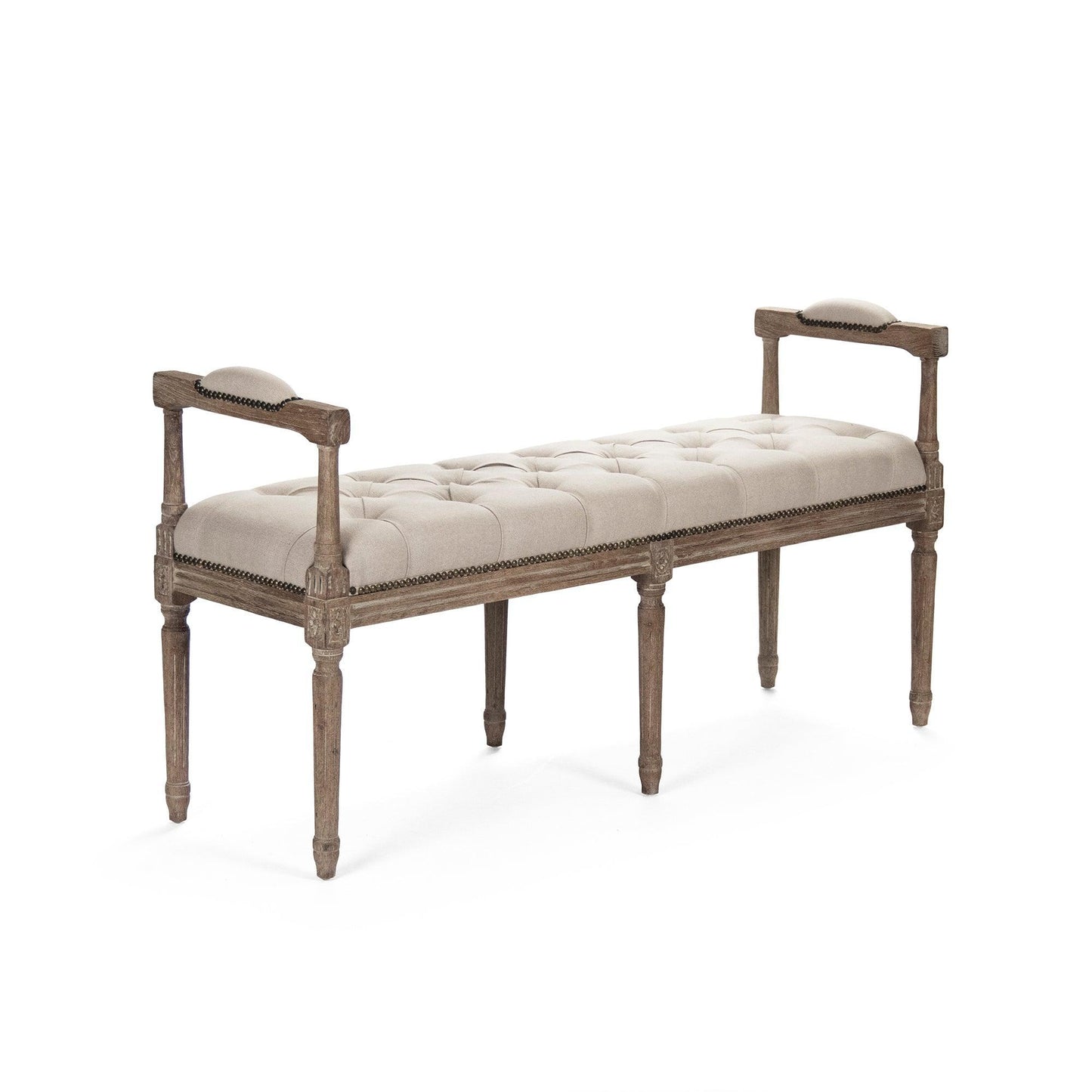 Nicolas Tufted Bench ZEN04 E272 A003 FredCo