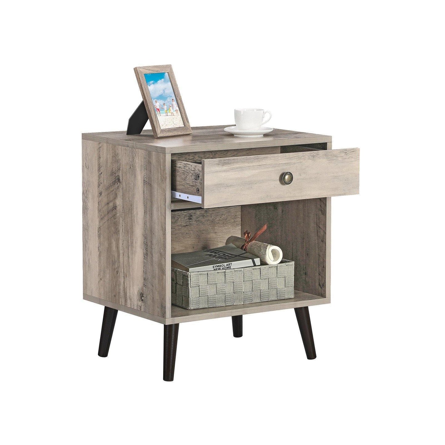 Nightstand Greige FredCo
