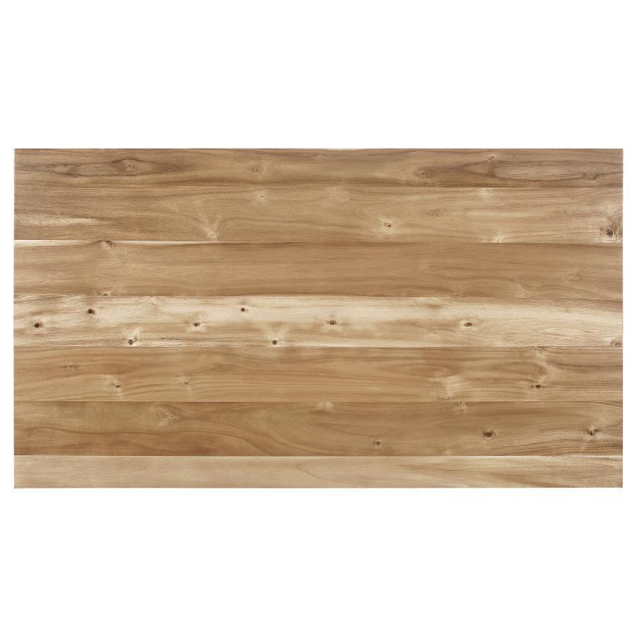Nogales Wooden Dining Table Acacia and Coastal Grey 109811 Coaster FredCo