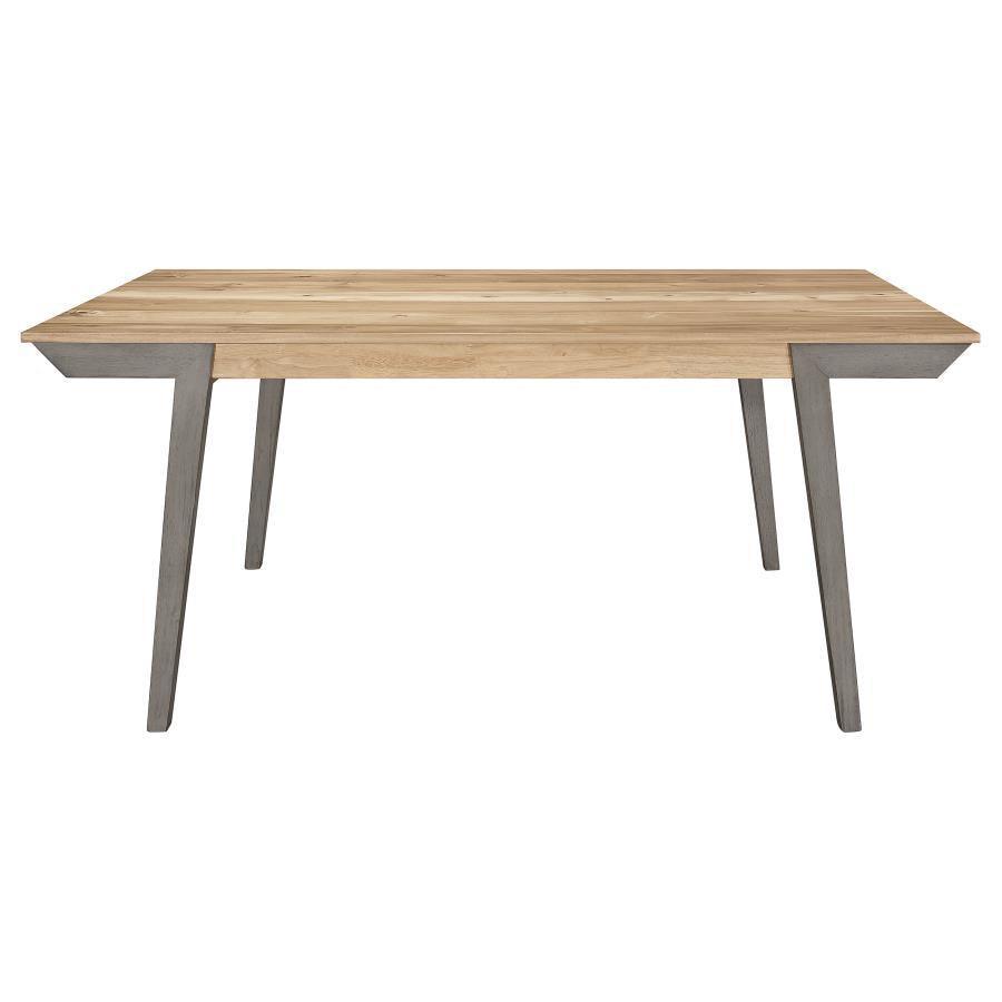 Nogales Wooden Dining Table Acacia and Coastal Grey 109811 Coaster FredCo