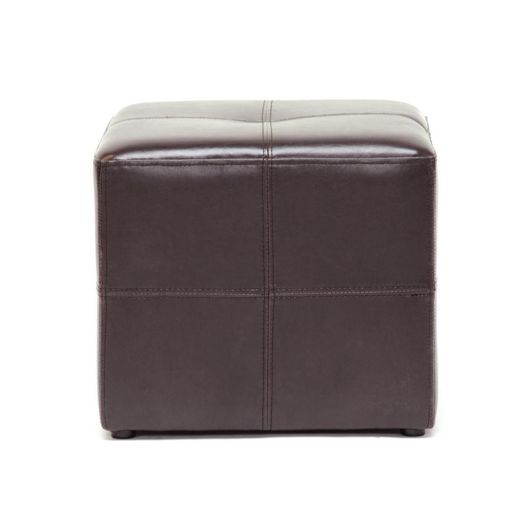 Nox Dark Brown Ottoman FredCo