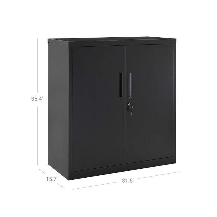 Office Cabinet with Storage Shelves FredCo
