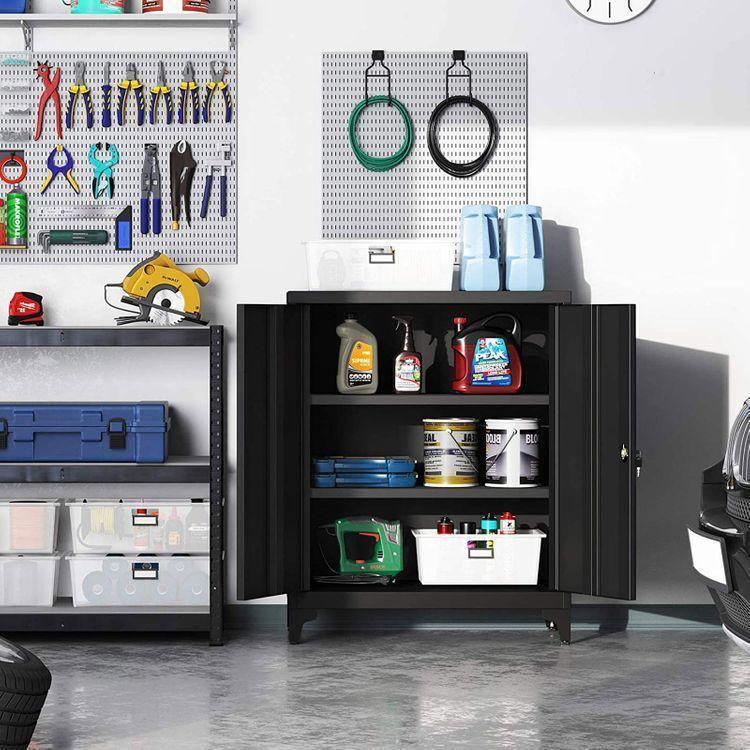 Office Cabinet with Storage Shelves FredCo
