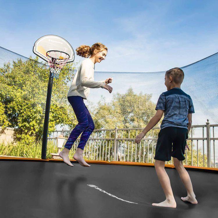 Orange and Black Outdoor Trampoline FredCo