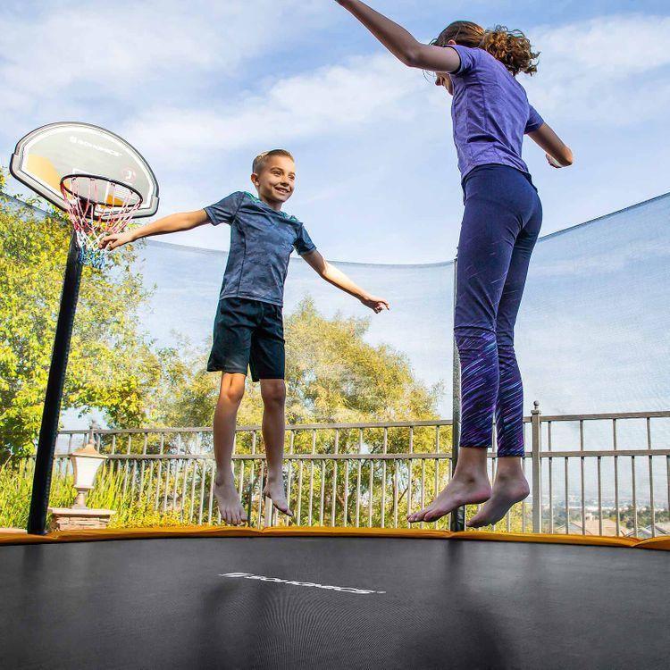 Orange and Black Outdoor Trampoline FredCo
