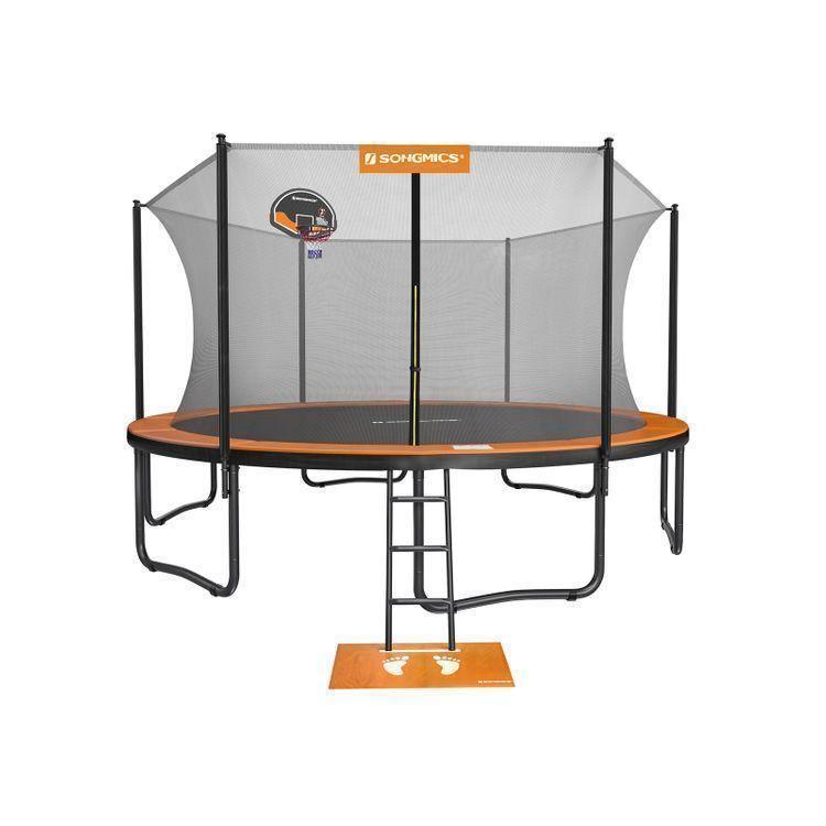 Orange and Black Outdoor Trampoline FredCo