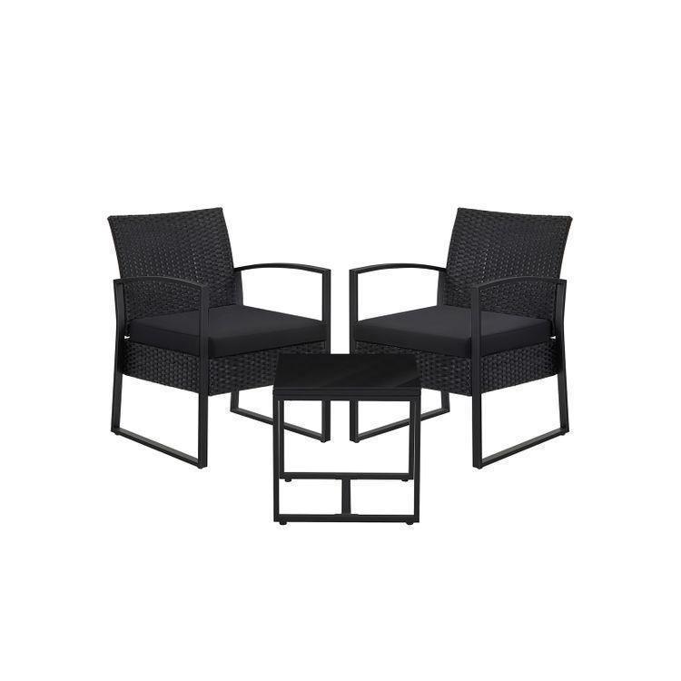 Outdoor Patio Furniture Sets Black FredCo