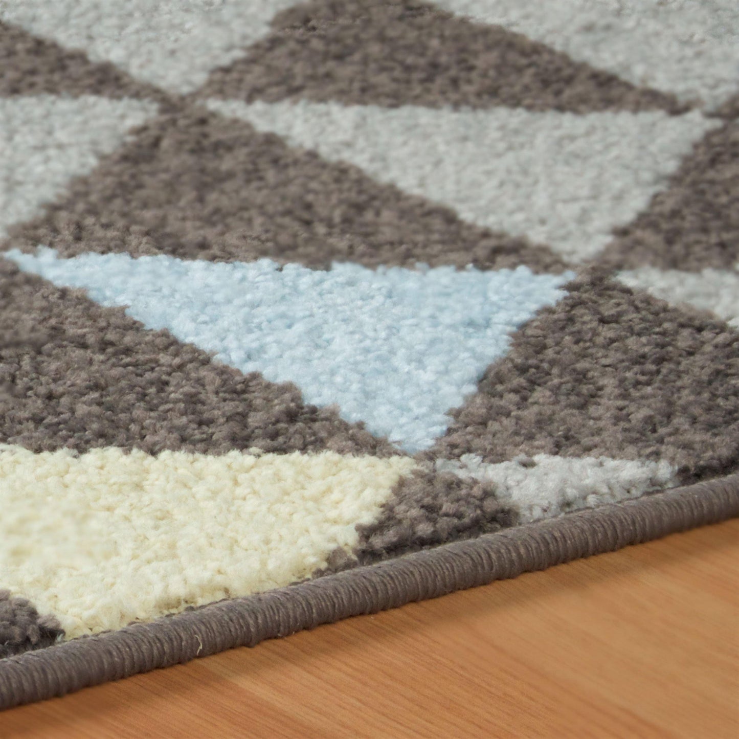 Pastel Aztec Modern Geometric Tribal Pyramid Rug FredCo