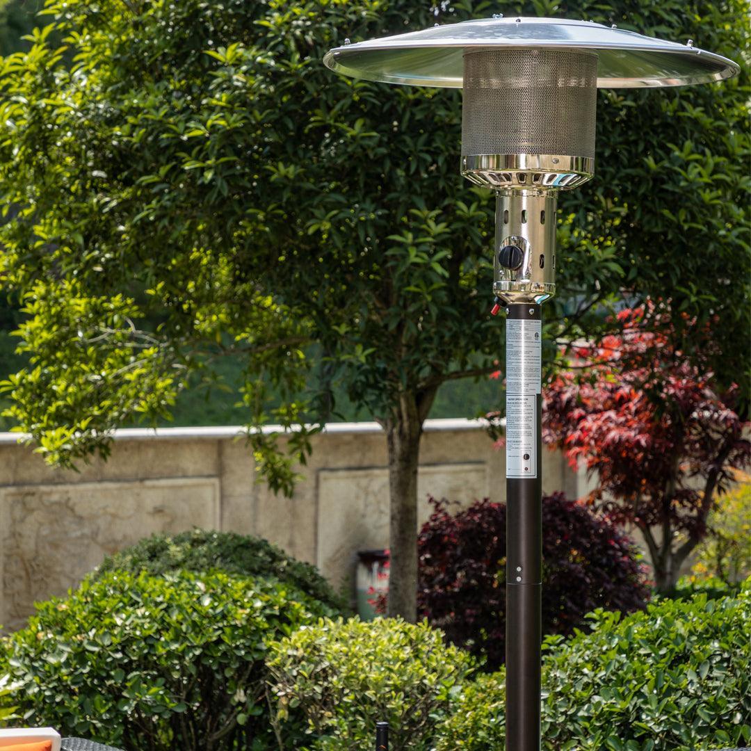 Patio Heater, 30"X30"88", Mocha CAPH-7-SMOCHA FredCo