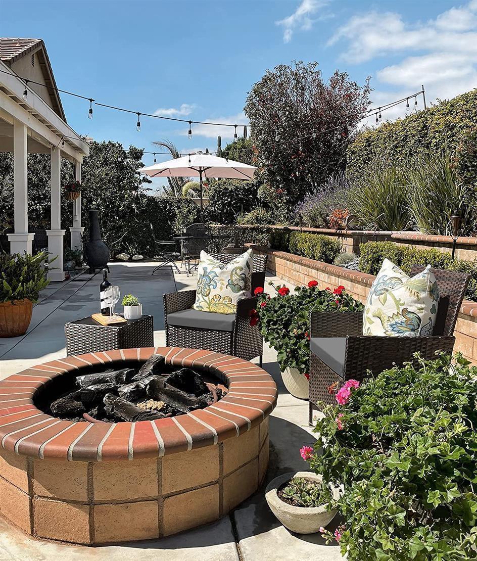 Patio PE Wicker Chairs FredCo
