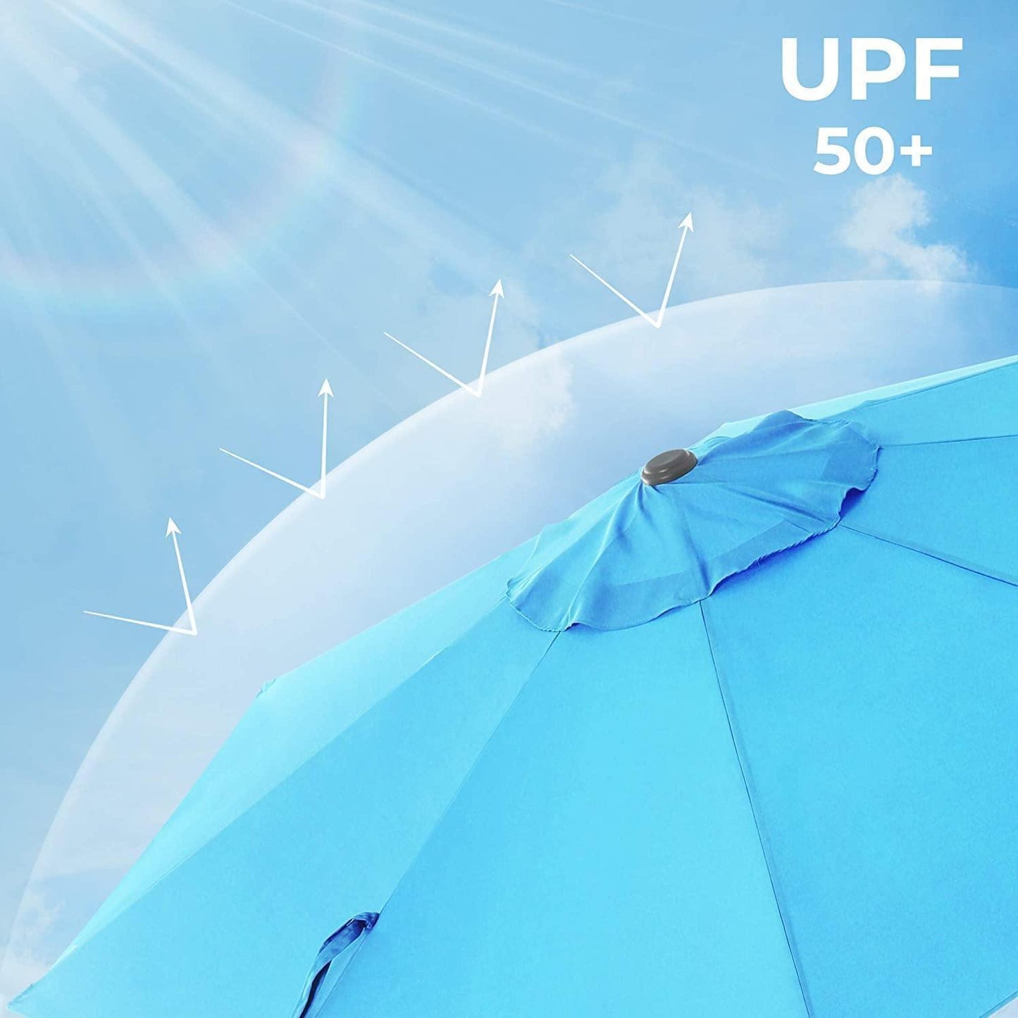 Patio Umbrella Lake Blue FredCo