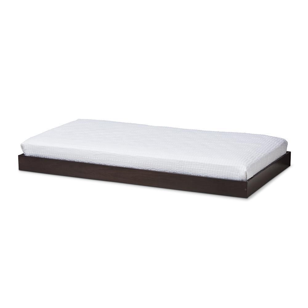 Payton Modern and Contemporary Dark Brown-Finished Twin Trundle FredCo