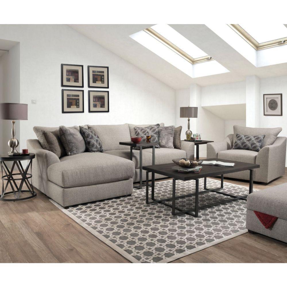 Petillia Modular - LF Loveseat Sandstone Fabric FredCo