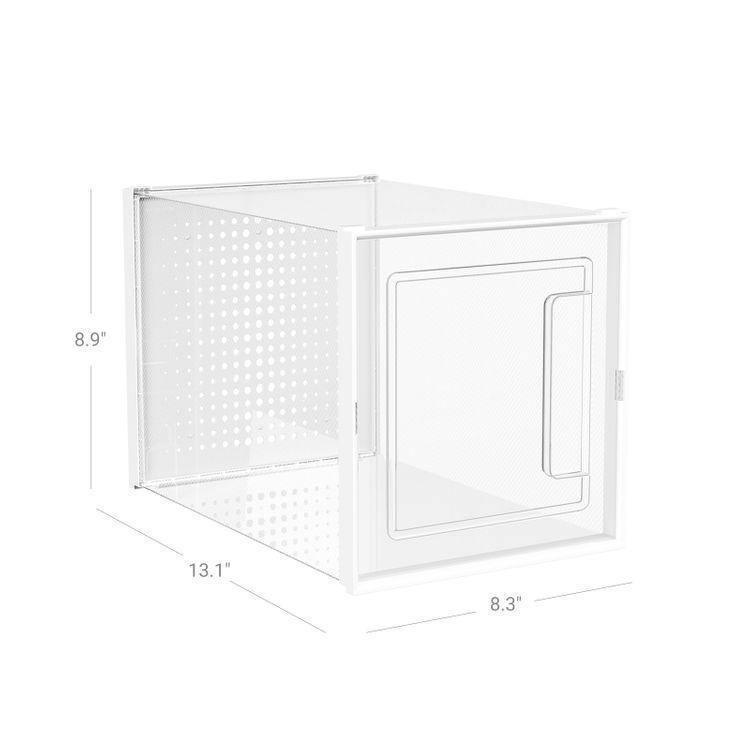 Plastic Shoe Boxes Transparent FredCo