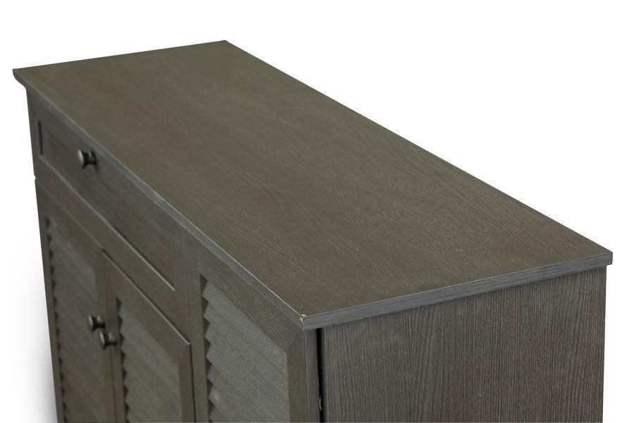 Pocillo Wood Shoe Storage Cabinet FredCo