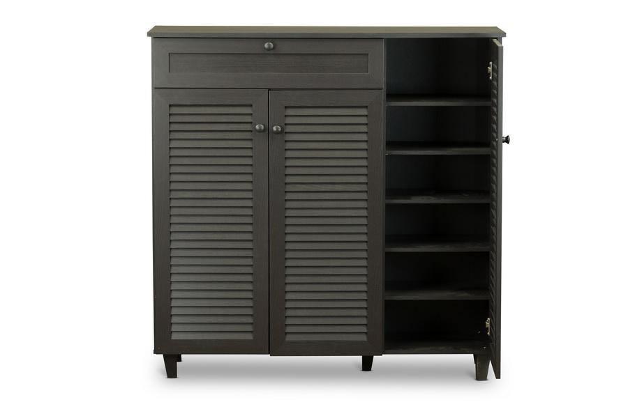 Pocillo Wood Shoe Storage Cabinet FredCo