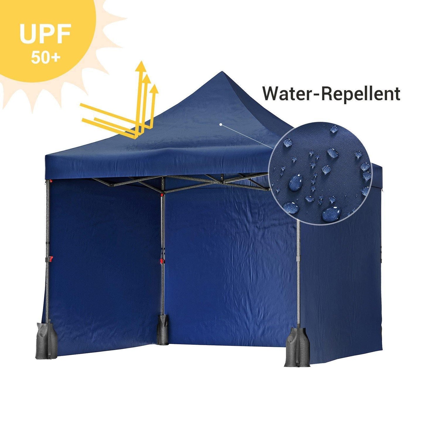 Pop Up Canopy Tent 10 x 10 Feet Blue FredCo