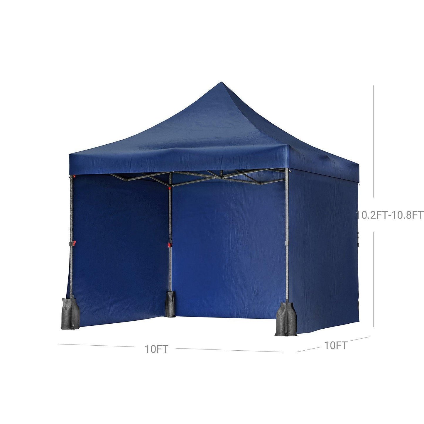 Pop Up Canopy Tent 10 x 10 Feet Blue FredCo