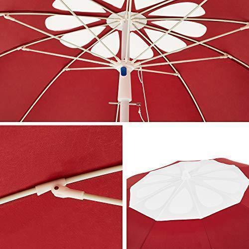 Portable Outdoor Umbrella Red FredCo