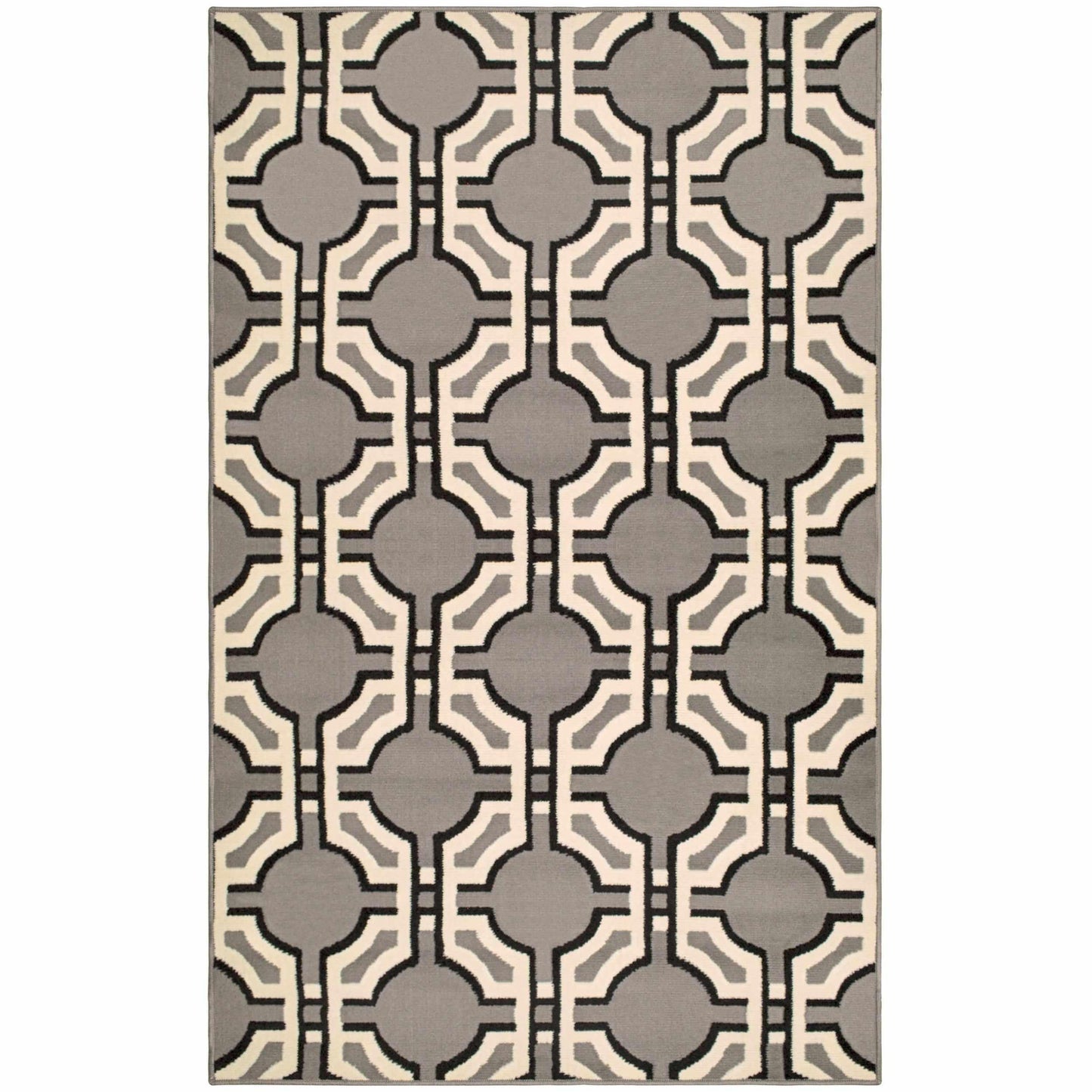 Pritchard Indoor Area Rug, Geometric Pattern, Modern, Jute Backing FredCo