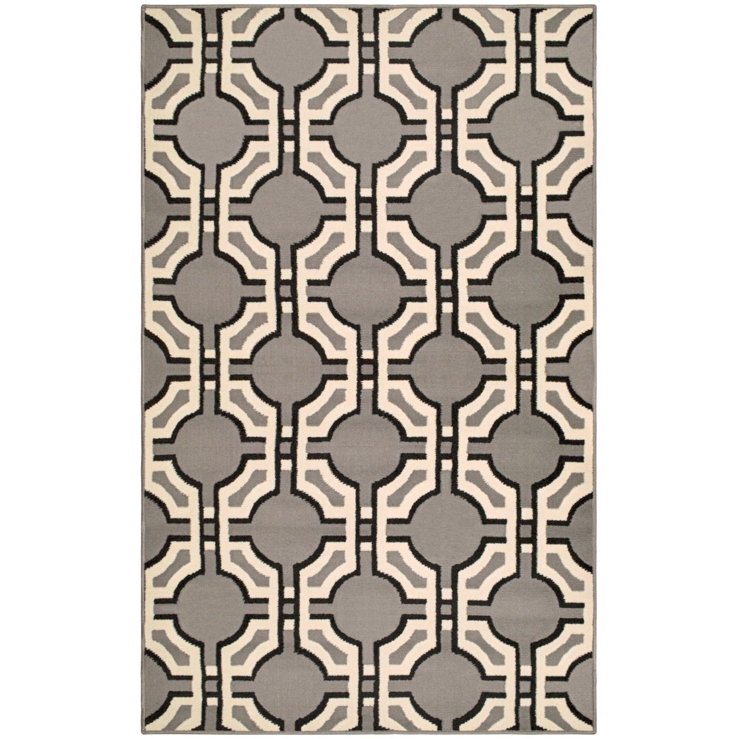 Pritchard Indoor Area Rug, Geometric Pattern, Modern, Jute Backing FredCo