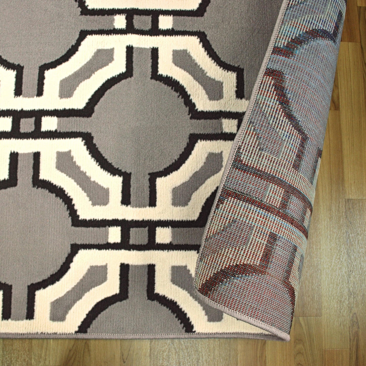 Pritchard Indoor Area Rug, Geometric Pattern, Modern, Jute Backing FredCo