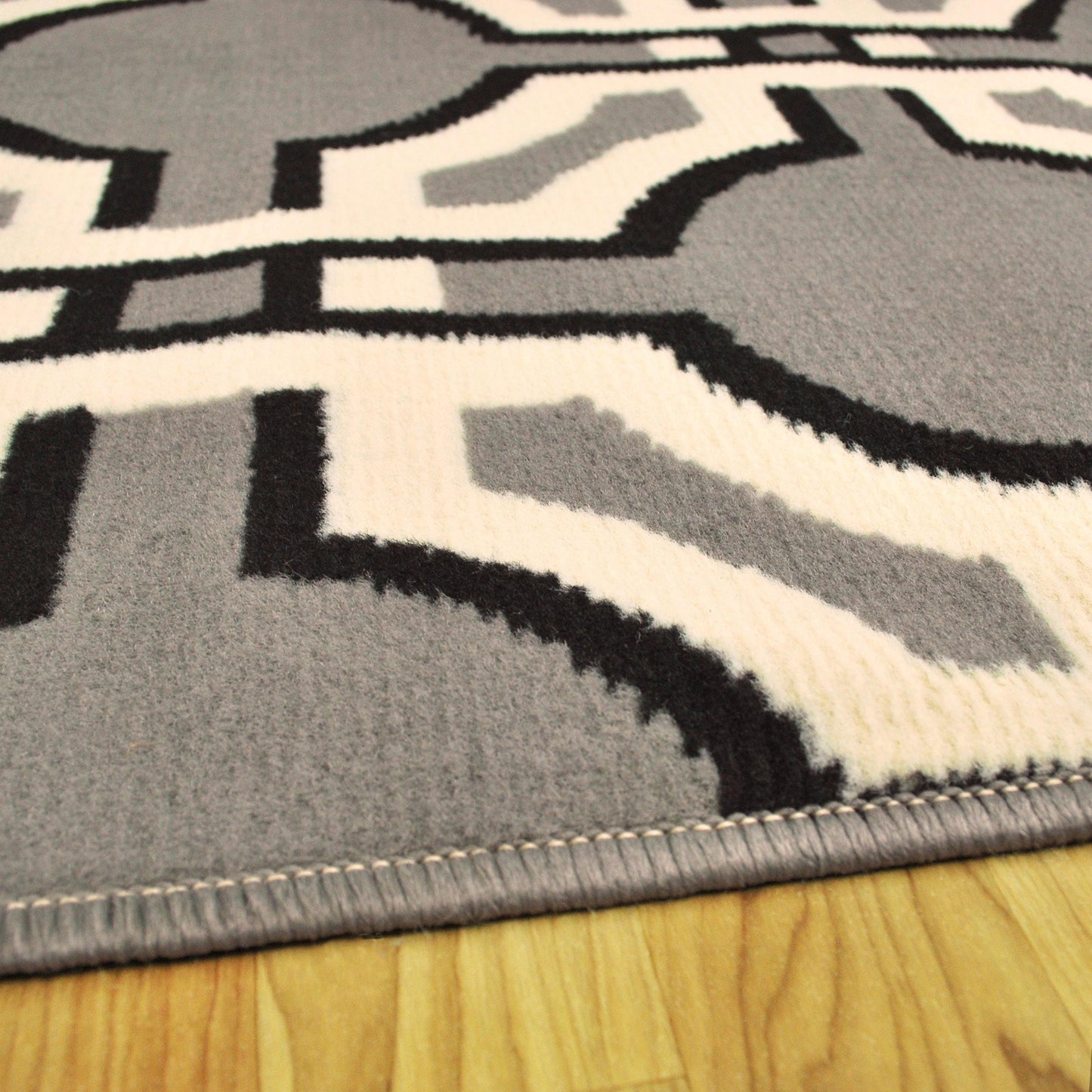 Pritchard Indoor Area Rug, Geometric Pattern, Modern, Jute Backing FredCo