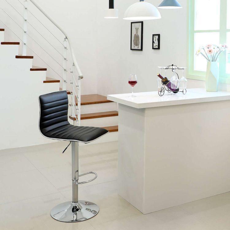 PU Back Bar Stool FredCo